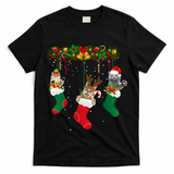 Hanging Cats Christmas Stockings T-Shirt