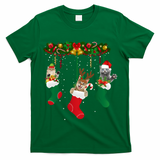 Hanging Cats Christmas Stockings T-Shirt