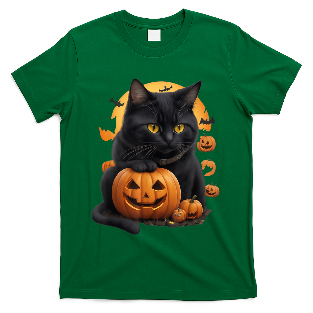 Halloween Cats Funny Cat Halloween T-Shirt