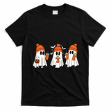 Halloween Coffee Lover Ghost T-Shirt - Black