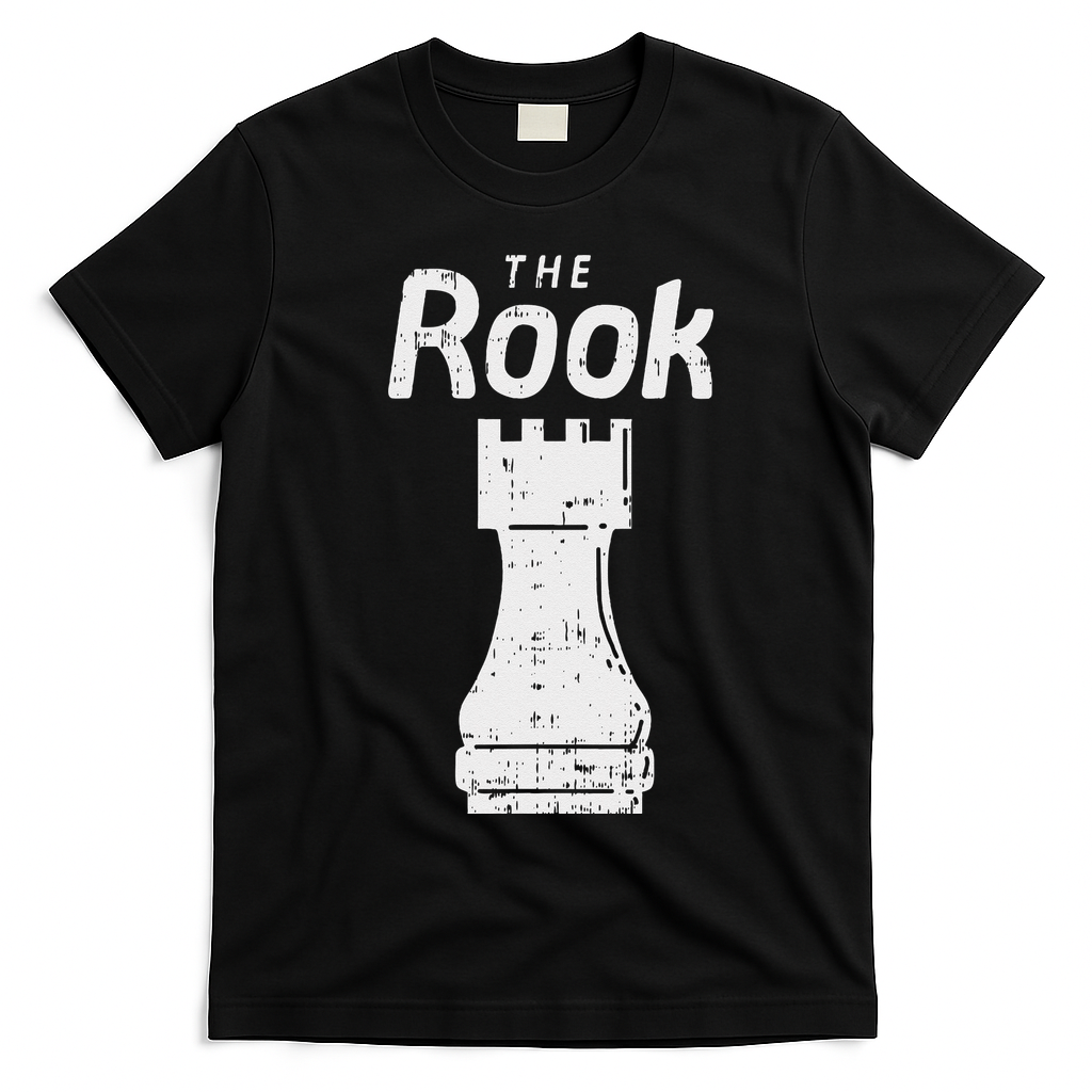 Halloween Chess Piece The Rook Matching Costume T-Shirt - Black