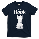 Halloween Chess Piece The Rook Matching Costume T-Shirt - Navy Blue