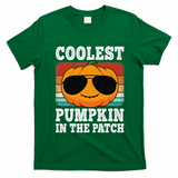 Halloween Coolest Pumpkin In The Patch T-Shirt - Irish Green