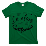 Heads Carolina Tail California Western Summer Beach Paradise T-Shirt - Green
