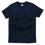 Heads Carolina Tail California Western Summer Beach Paradise T-Shirt - Navy