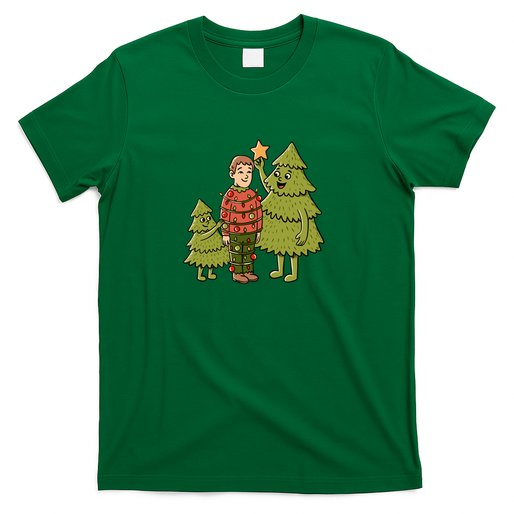 Human Christmas Tree - Green