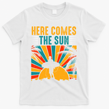 Here Comes The Sun | Surfing Summer Surf Surfer Gift T-Shirt - White