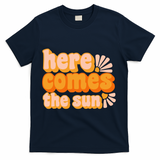 Here Comes The Sun Summer Vibes T-Shirt - Navy