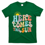 Here Comes The Sun Summer Vacation Beach Family Matching T-Shirt - Green
