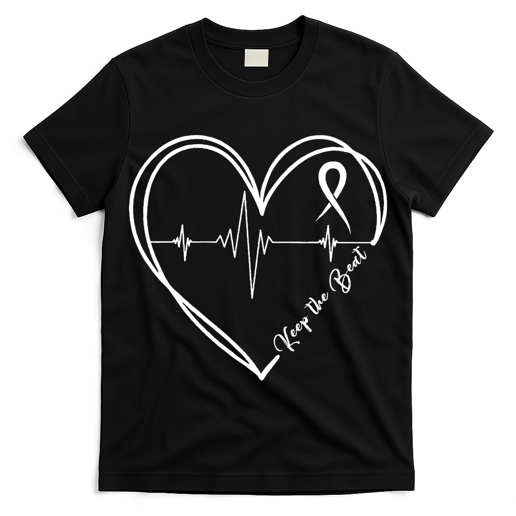 Heart Disease Awareness Heartbeat Chd T-Shirt