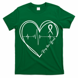Heart Disease Awareness Heartbeat Chd T-Shirt