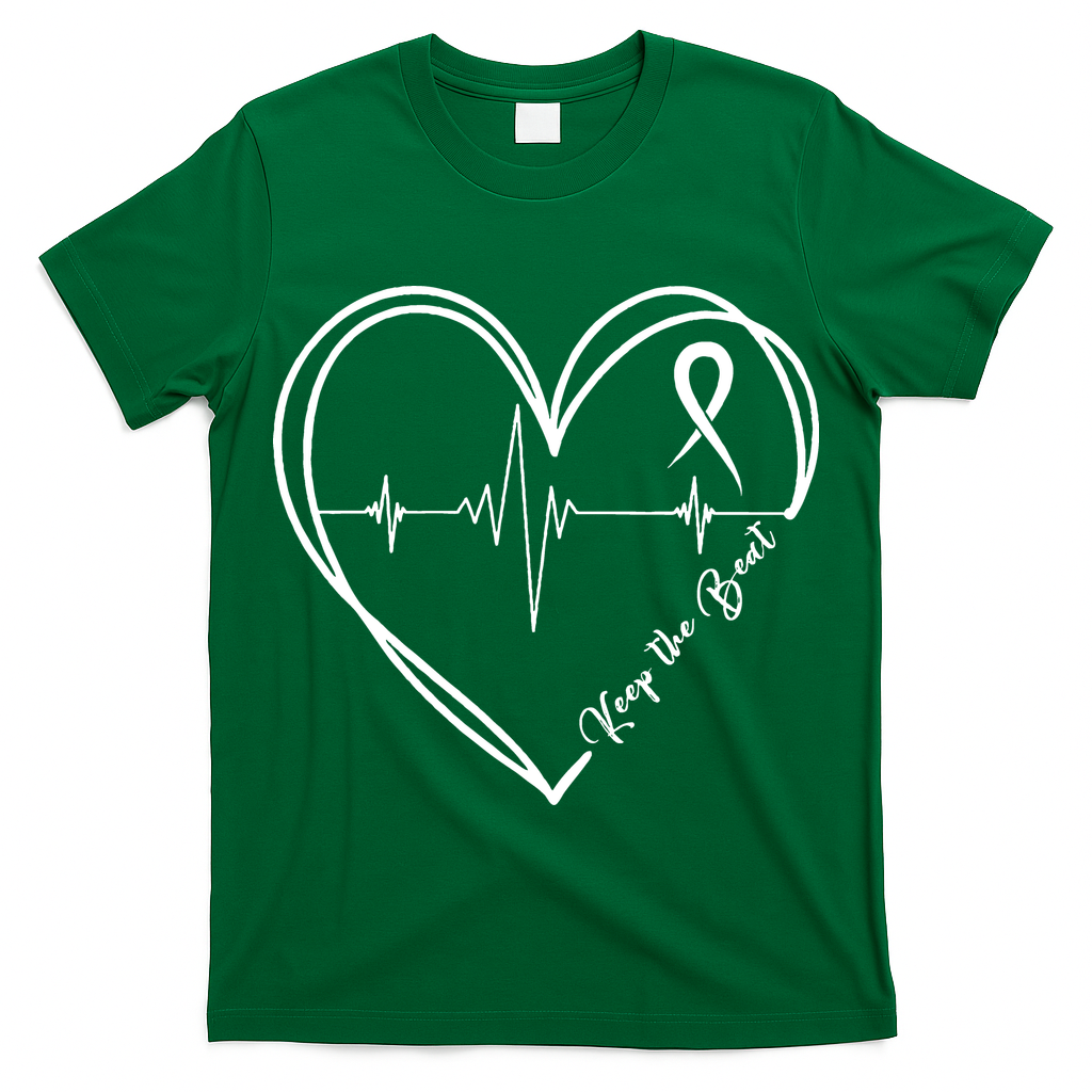 Heart Disease Awareness Heartbeat Chd T-Shirt