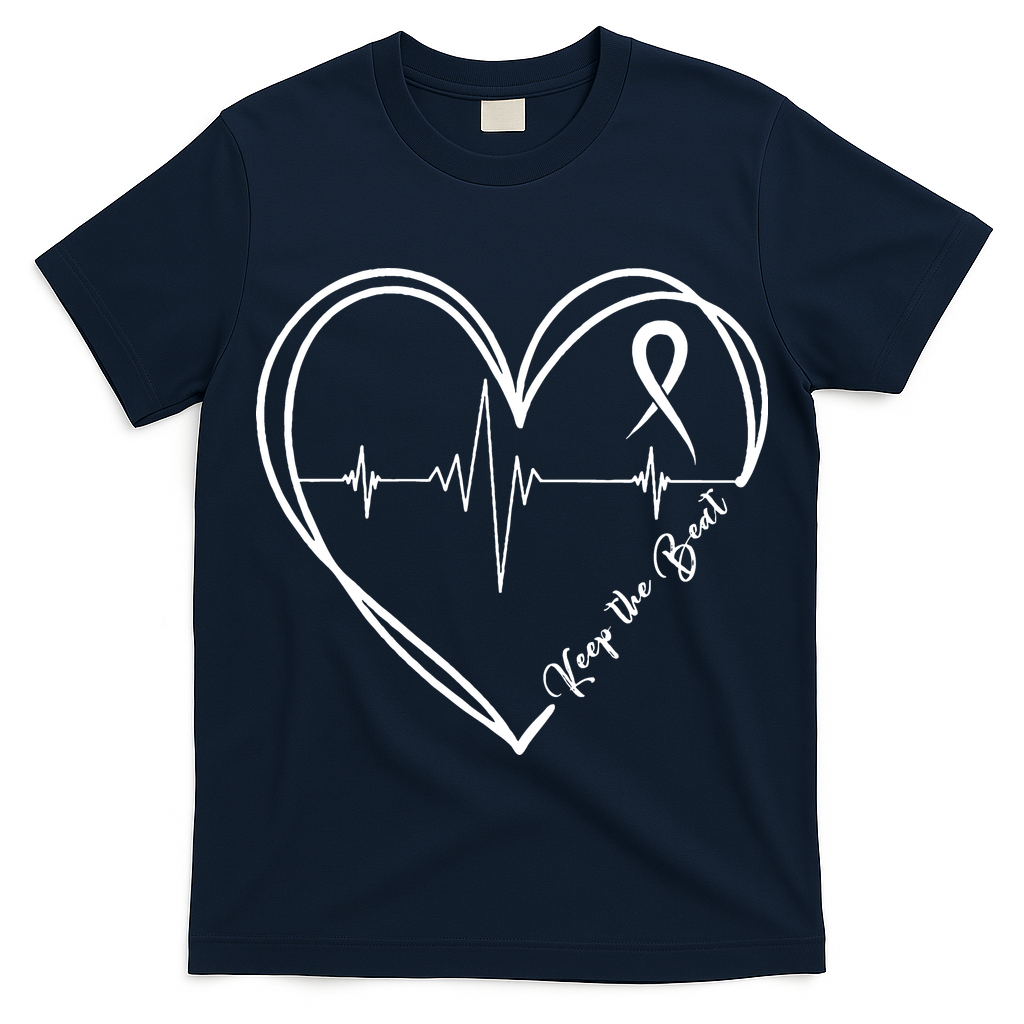 Heart Disease Awareness Heartbeat Chd T-Shirt