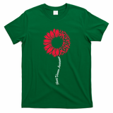 Heart Disease Awareness Month Sunflower T-Shirt