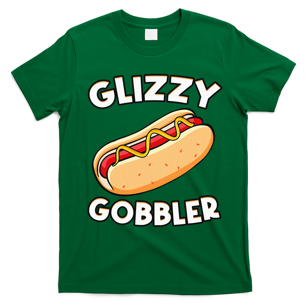 Hot Dog Glizzy Gobbler Number One Glizzy Gladiator T-Shirt - Irish Green