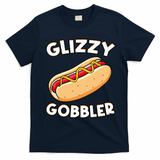 Hot Dog Glizzy Gobbler Number One Glizzy Gladiator T-Shirt - Navy Blue