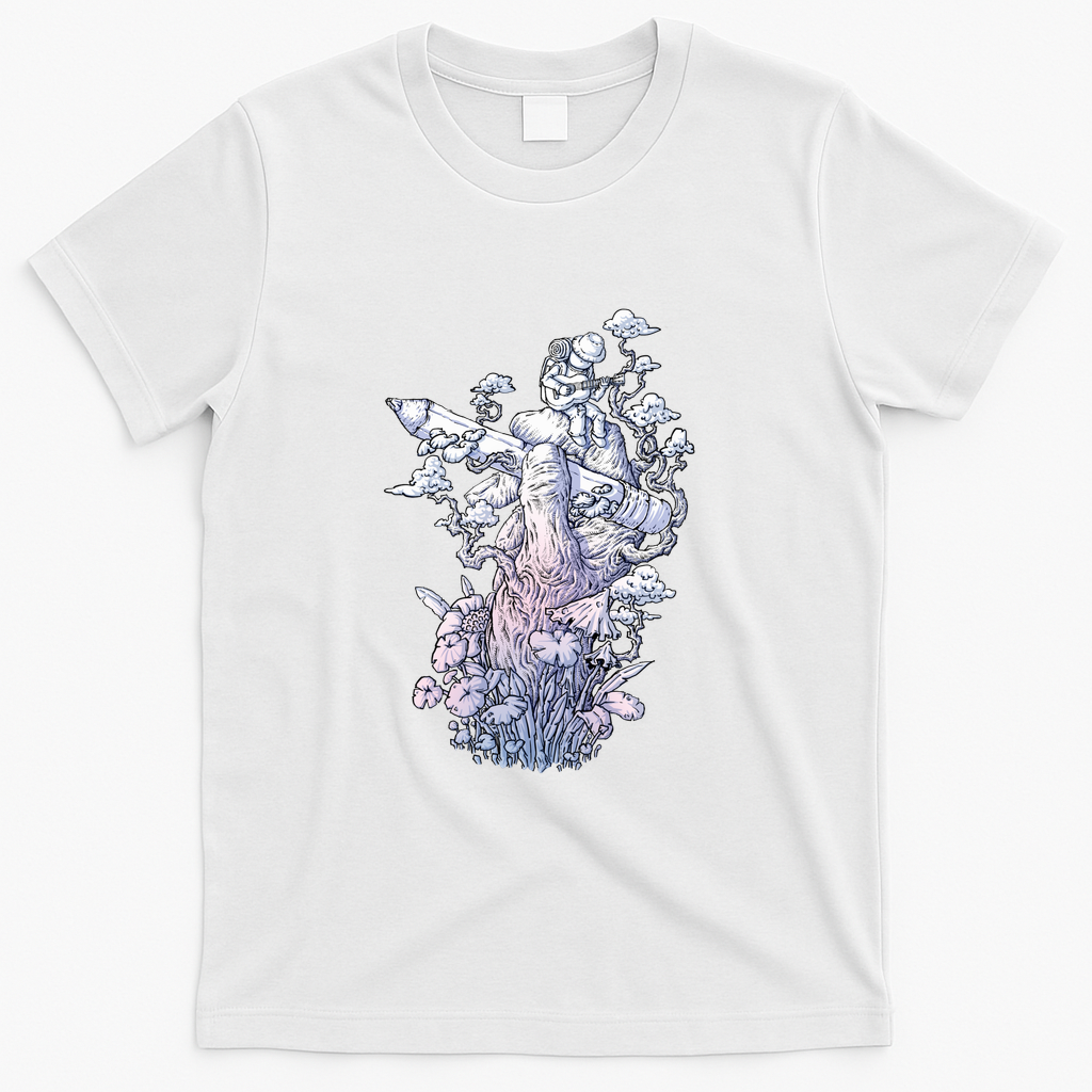 hand drawn tree imagine - White