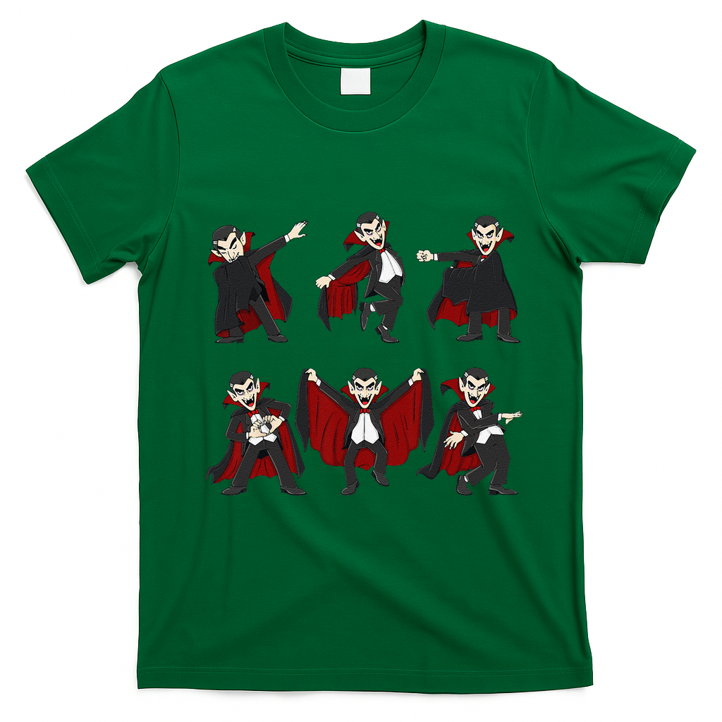 Halloween Dancing Vampire Dance Challenge T-Shirt - Irish Green