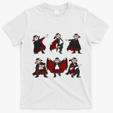 Halloween Dancing Vampire Dance Challenge T-Shirt - White