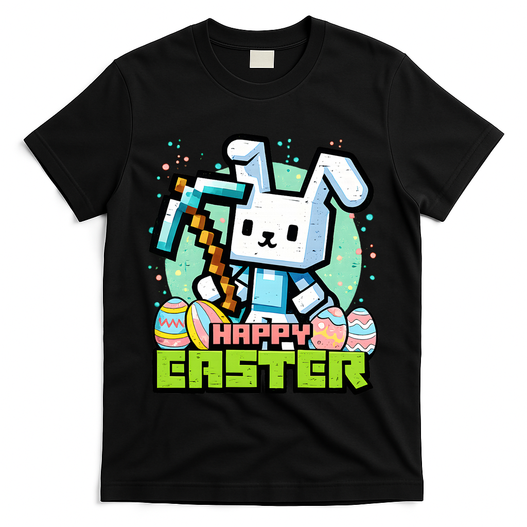 Happy Easter Bunny Gaming T-Shirt