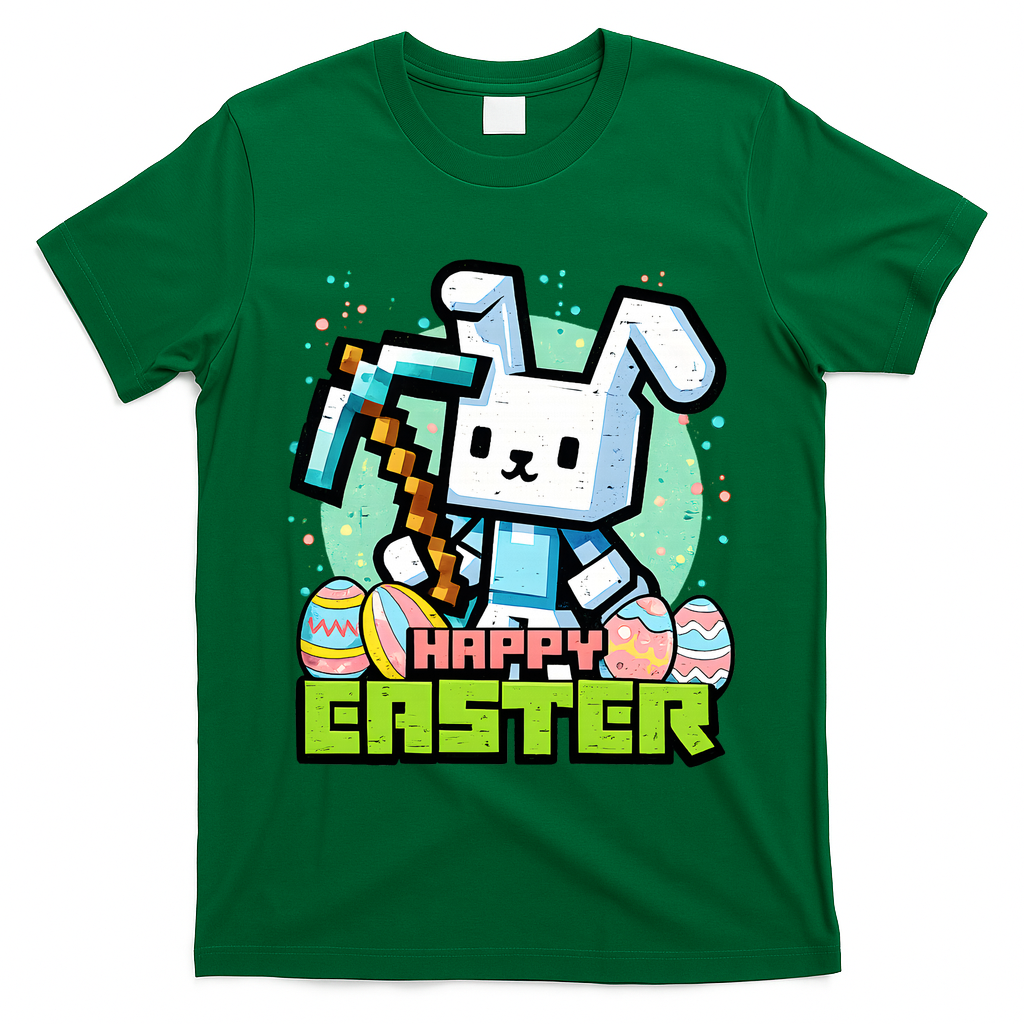 Happy Easter Bunny Gaming T-Shirt