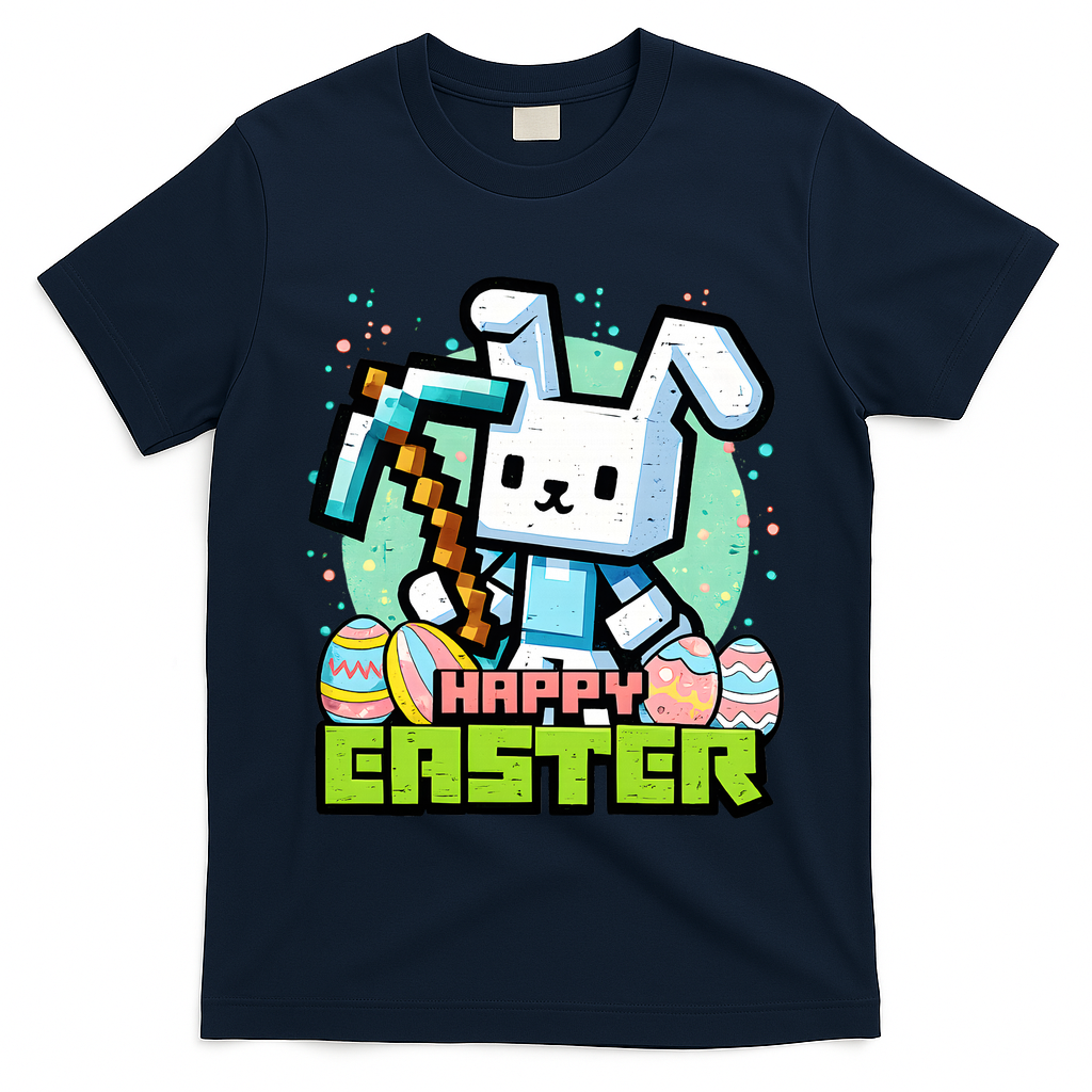 Happy Easter Bunny Gaming T-Shirt