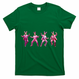 Happy Easter Bunny Spring Hunt Eggs Rabbit Funny Trump Dance T-Shirt - Green