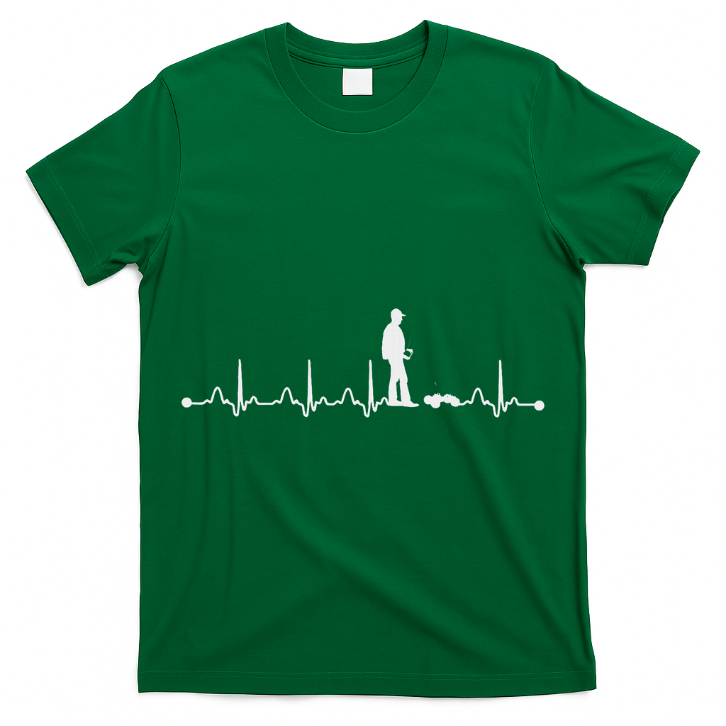 Heartbeat Ekg Rc Car Heartbeat Love Gift T-Shirt