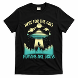 Here For The Cats Humans Are Gross T-Shirt
