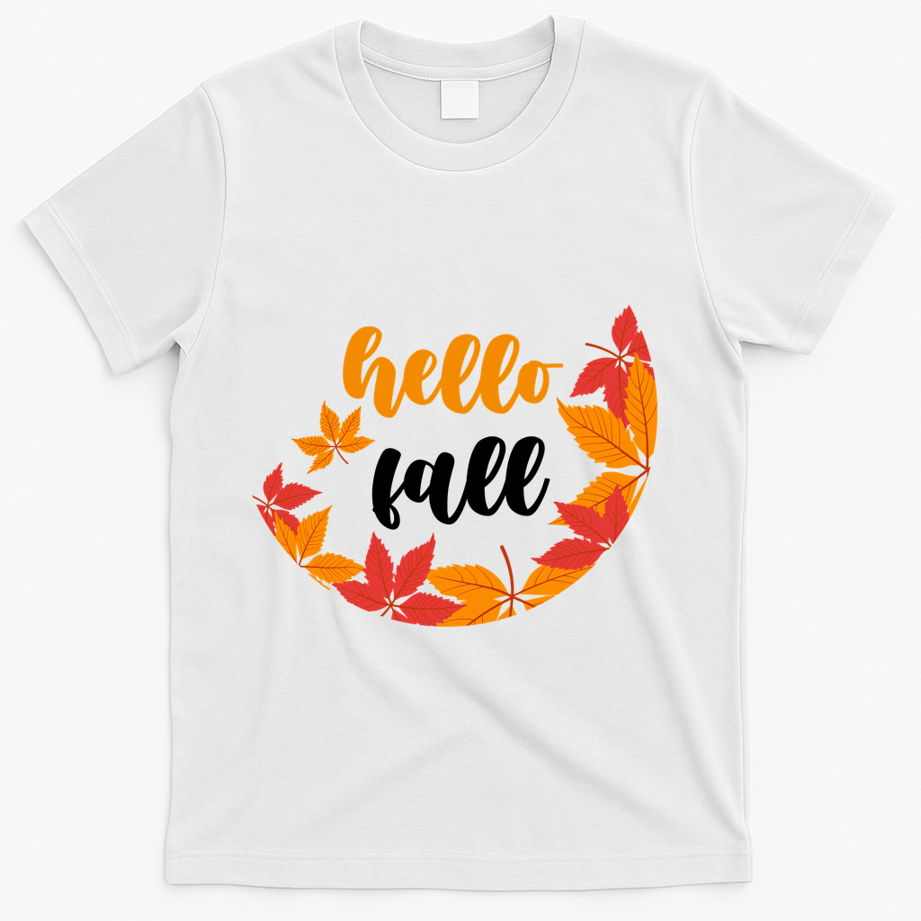 Hello Fall Nature Lover T-Shirt - White