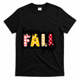 Happy Fall Yall Cozy T-Shirt - Black