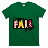 Happy Fall Yall Cozy T-Shirt - Green