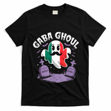 Halloween Graveyard Gaba Ghoul Ghost Funny Italian Gabagool T-Shirt - Black