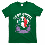 Halloween Graveyard Gaba Ghoul Ghost Funny Italian Gabagool T-Shirt - Irish Green