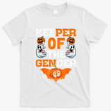 Hilarious Gender Reveal Halloween Party Surprise T-Shirt - White