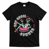 Hot Ghoul Summer Outfits Funny Beach Summer Haloween Women T-Shirt - Black