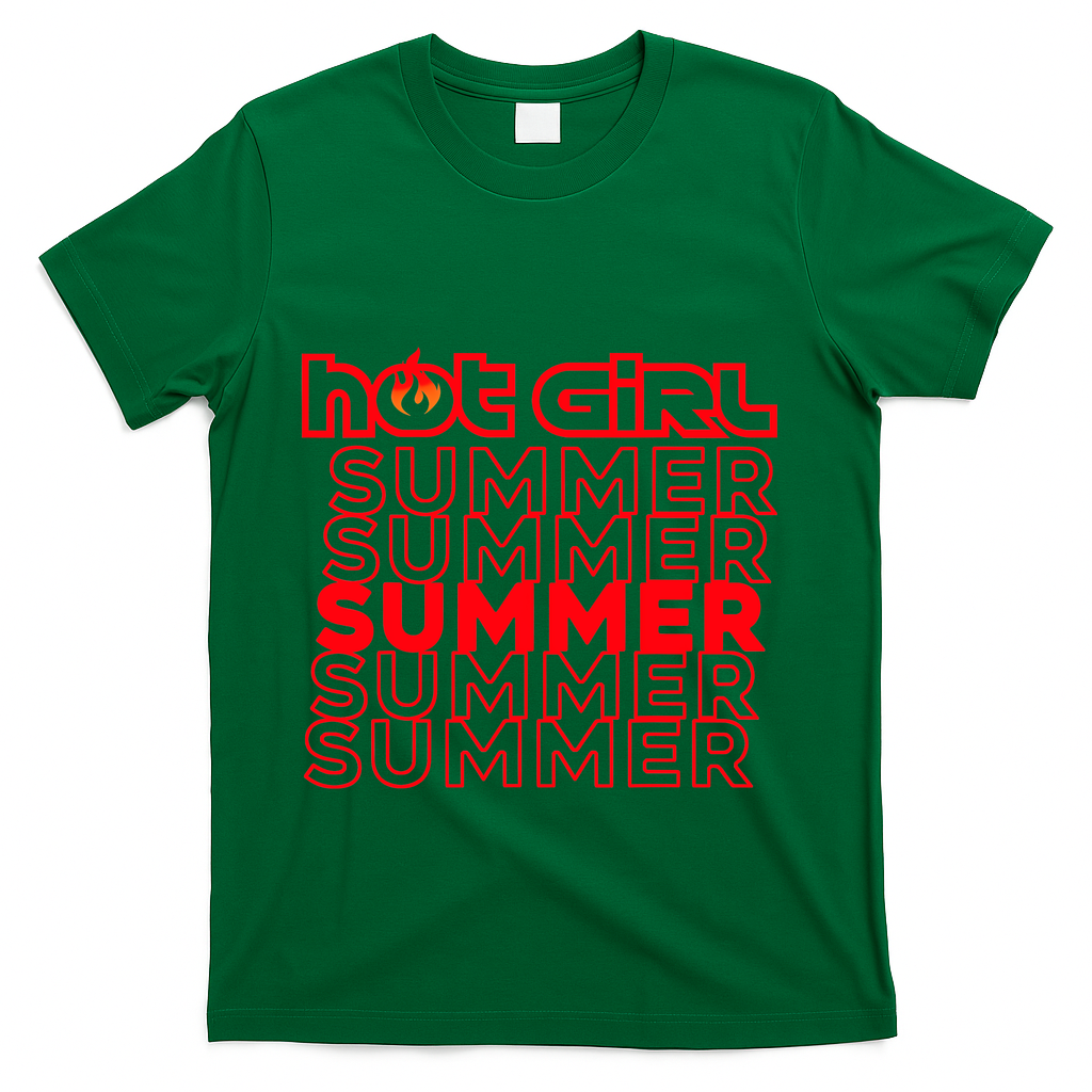 Hot Girl Summer T-Shirt - Green