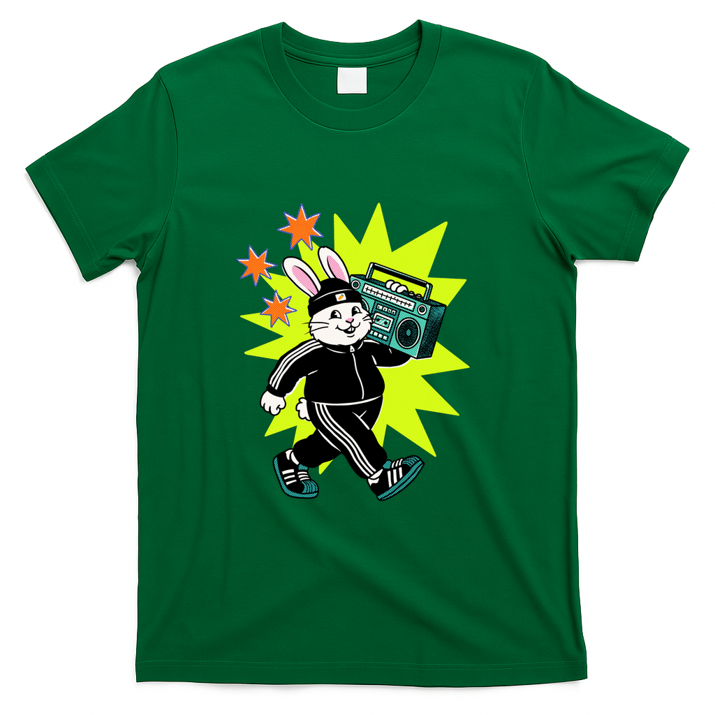 Hip Hop Bunny - Green