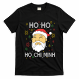 Ho Ho Ho Chi Minh Asian Vietnamese Santa Claus Christmas Gift T-Shirt - Black