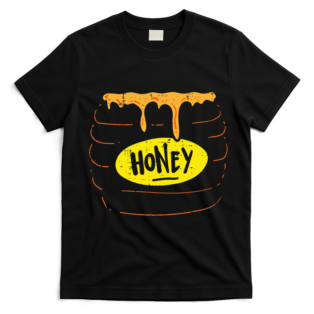 Hilarious Halloween Honey Pot Costume Sweet and Playful T-Shirt - Black