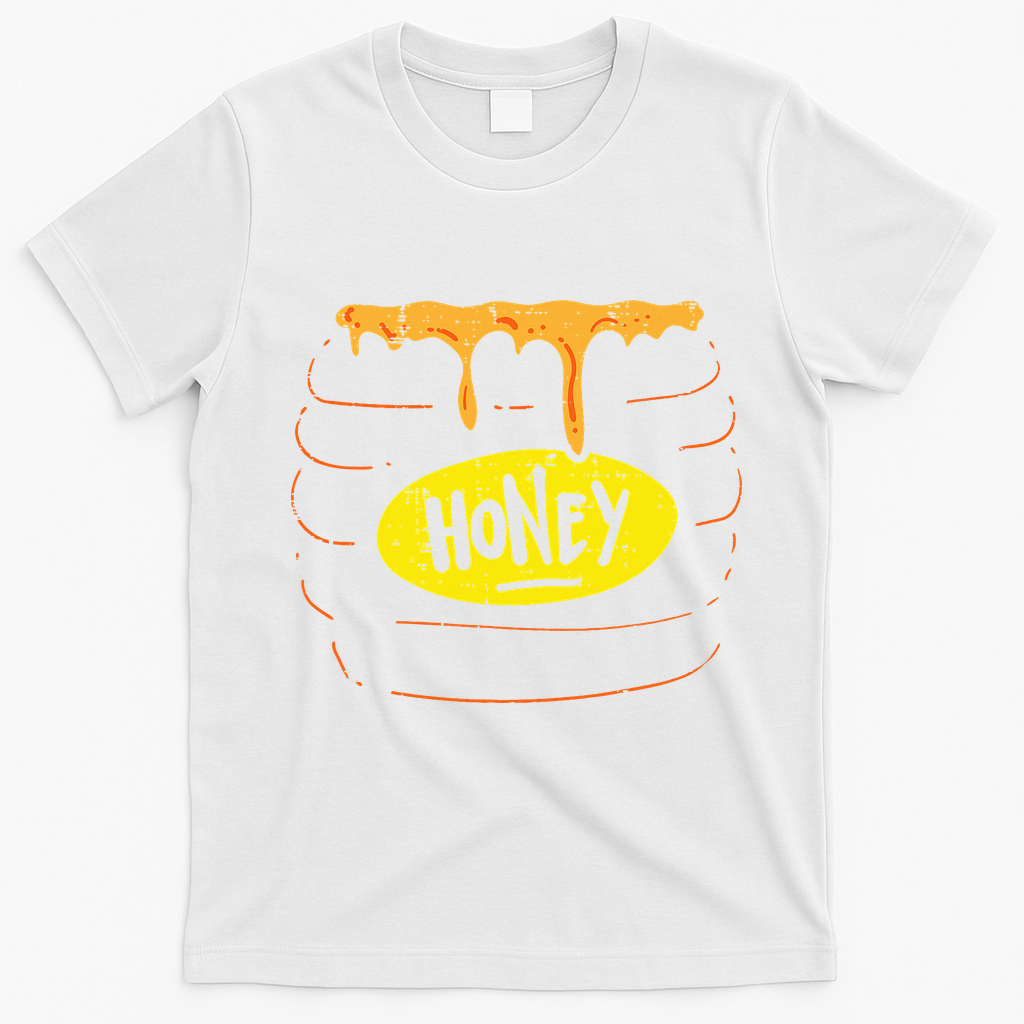 Hilarious Halloween Honey Pot Costume Sweet and Playful T-Shirt - White