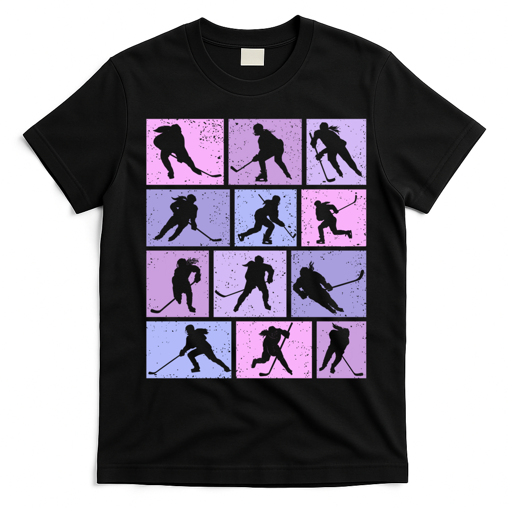 Hockey Ice Hockey Gift T-Shirt - Black