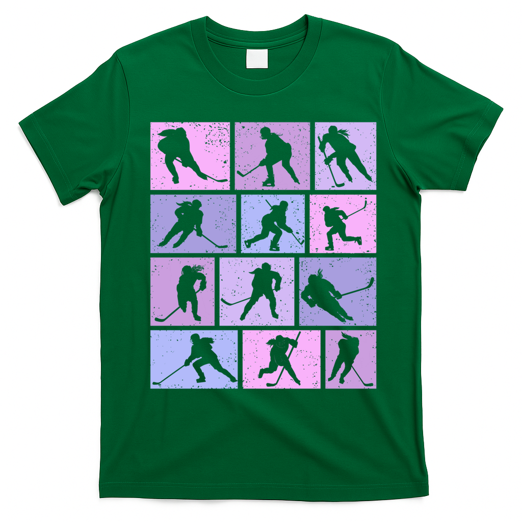 Hockey Ice Hockey Gift T-Shirt - Irish Green