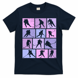 Hockey Ice Hockey Gift T-Shirt - Navy Blue