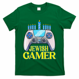 Hanukkah Jewish Gamer Video Game Christmas Xmas Boys T-Shirt