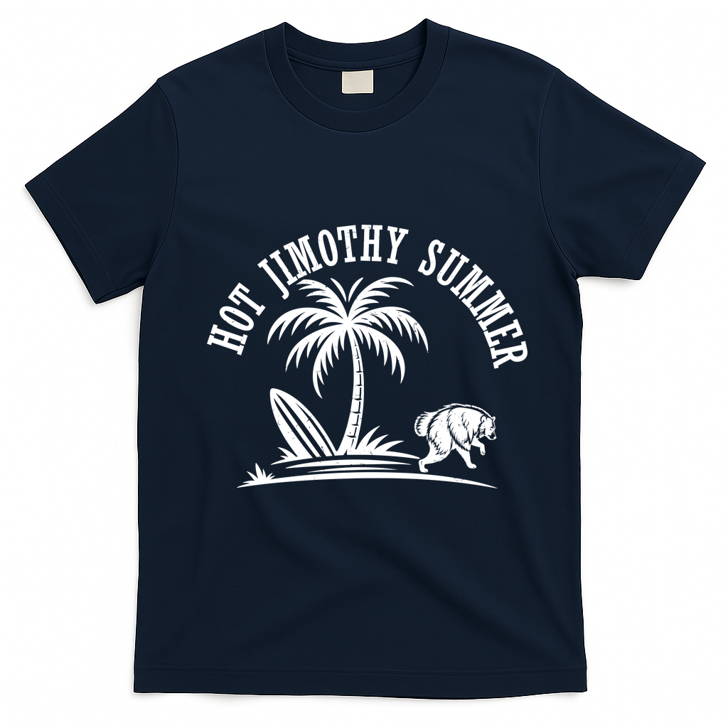 Hot Jimothy Summer T-Shirt - Navy Blue