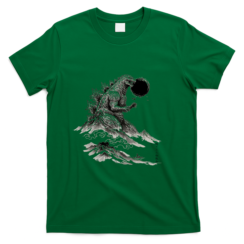 Hidden Kaiju Mountains - Green