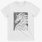 Horse lines #2 - White