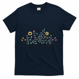 Helping Little Minds Grow Teacher Back To School First Day T-Shirt - Navy