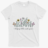 Helping Little Minds Grow Teacher Back To School First Day T-Shirt - White